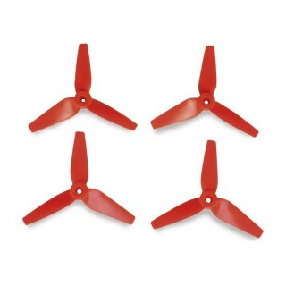 3D propeller, 3 lapátos 3,8x3,5 csavar, 4 db - piros