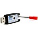 Nabíječ USB 1-článek LiPol 500mA JST