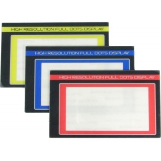SANWA M12 színes LCD-Panelek, kék, sárga, piros szett