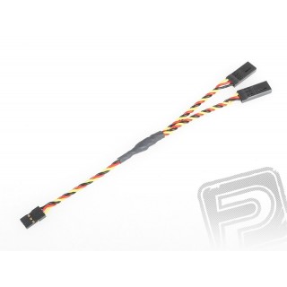 4703 S "Y"-kabel JR kroucený silný krátký (15cm)