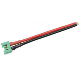Konektor zlacený MPX samice s kabelem 14AWG 10cm