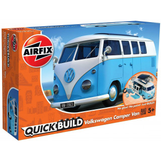Quick Build autó J6024 - VW Camper Van - kék