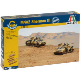 Fast Assembly tanky 7511 - M4A2 SHERMAN III (1:72)
