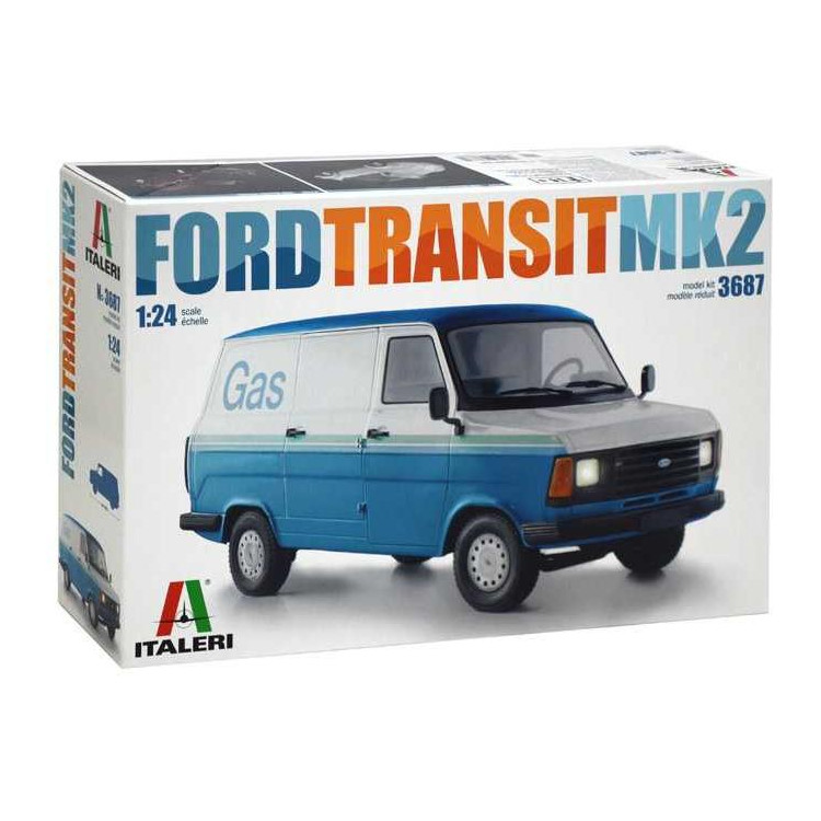 Model Kit auto 3687 - FORD TRANSIT Mk.2 (1:24)