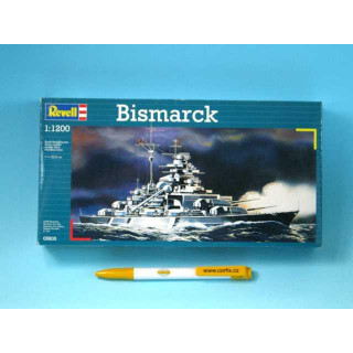 Plastic ModelKit hajó 05802 - Bismarck (1:1200)