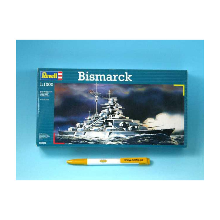 Plastic ModelKit loď 05802 - Bismarck (1:1200)