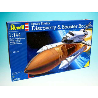 Plastic ModelKit világűr 04736 - Space Shuttle Discovery+Booster Rockets (1:144)