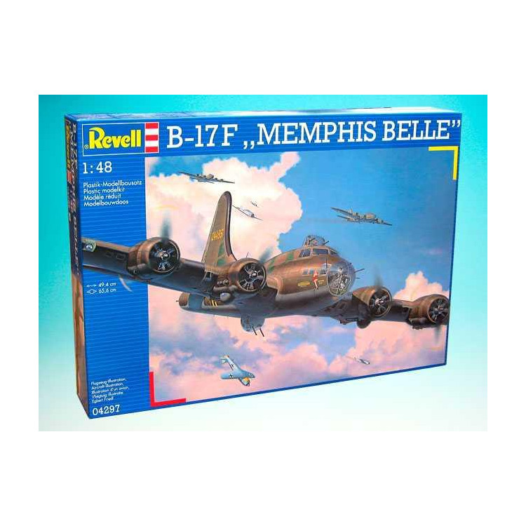Plastic ModelKit letadlo 04297 - B-17 F Memphis Belle  (1:48)