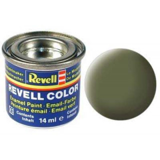 Barva Revell emailová - 32168: matná tmavě zelená (dark green mat RAF)