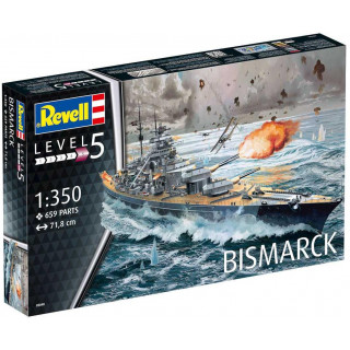 Plastic ModelKit hajó  05040 - Battleship BISMARCK (1:350)