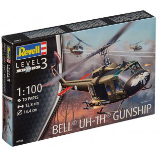Plastic ModelKit helikopter 04983 - Bell UH-1H Gunship (1:100)