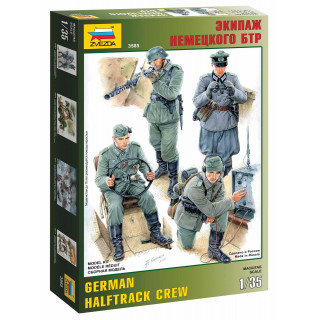 Model Kit figurky 3585 - German Halftrack Crew (1:35)