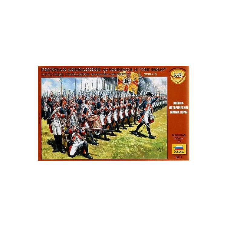 Wargames (AoB) figurky 8071 - Prussian Grenadiers (1:72)