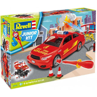 Junior Kit autó 00810 - Fire Chief Car (1:20)
