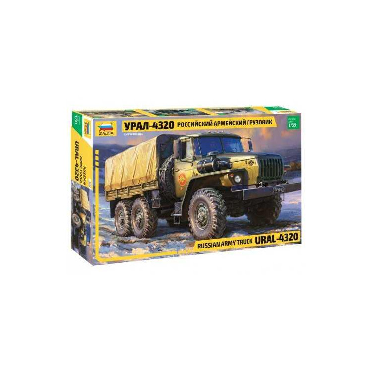 Model Kit military 3654 - RUSSIAN ARMY TRUCK URAL4320 (1:35)