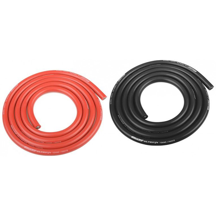 Corally silikonový kabel Super Flex 10AWG červený + černý (1+1m)