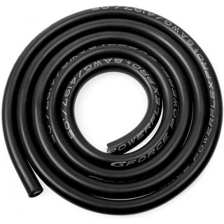 Kábel szilikon izolacióval Powerflex 8AWG fekete (1m)