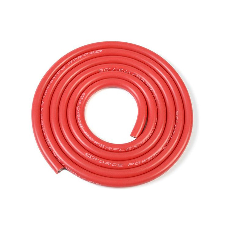 Kabel se silikonovou izolací Powerflex 12AWG červený (1m)