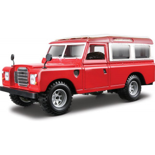 Bburago Land Rover Series II 1:24 piros