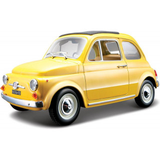 Bburago Fiat 500F 1965 1:24 sárga