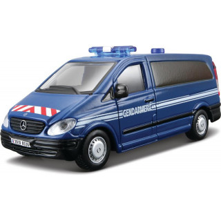 Bburago Mercedes-Benz Vito 1:50 kék - rendőrség