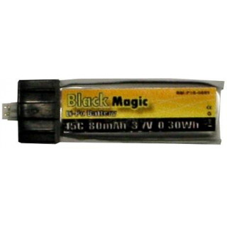 Black Magic LiPol 3.7V 80mAh 15C EFL