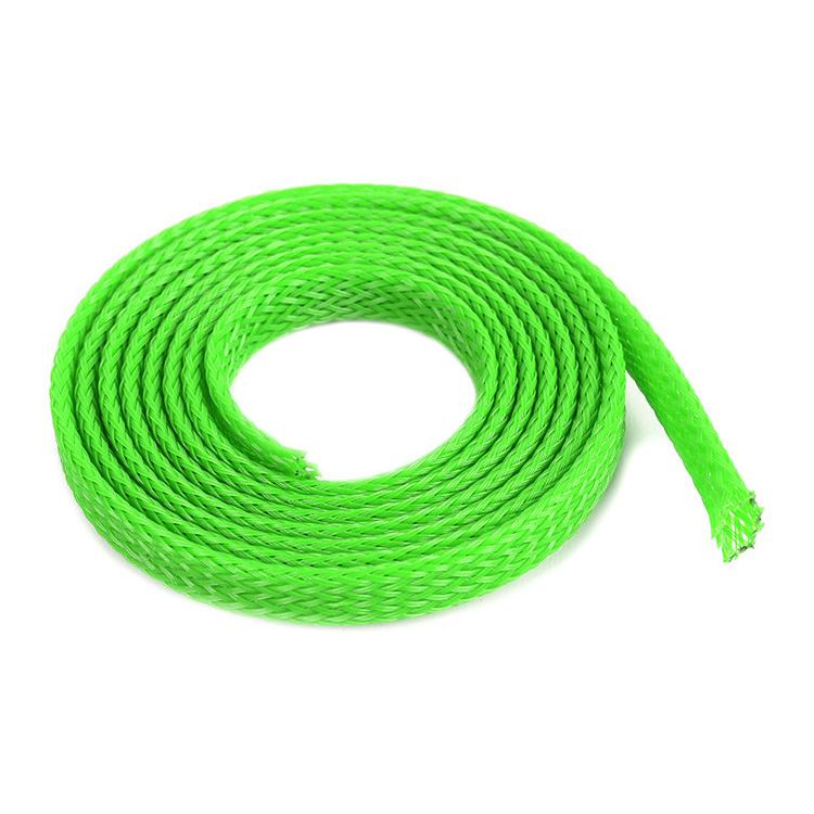 Ochranný kabelový oplet 6mm zelený (1m)