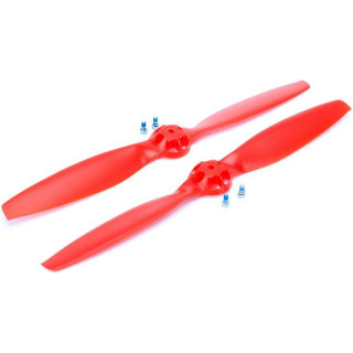 Blade 350 QX: Vrtule červená 1x levá, 1x pravá