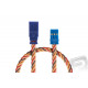 Prodlužovací kabel 100mm, JR 0,50qmm kroucený silikonkabel, 1 ks.
