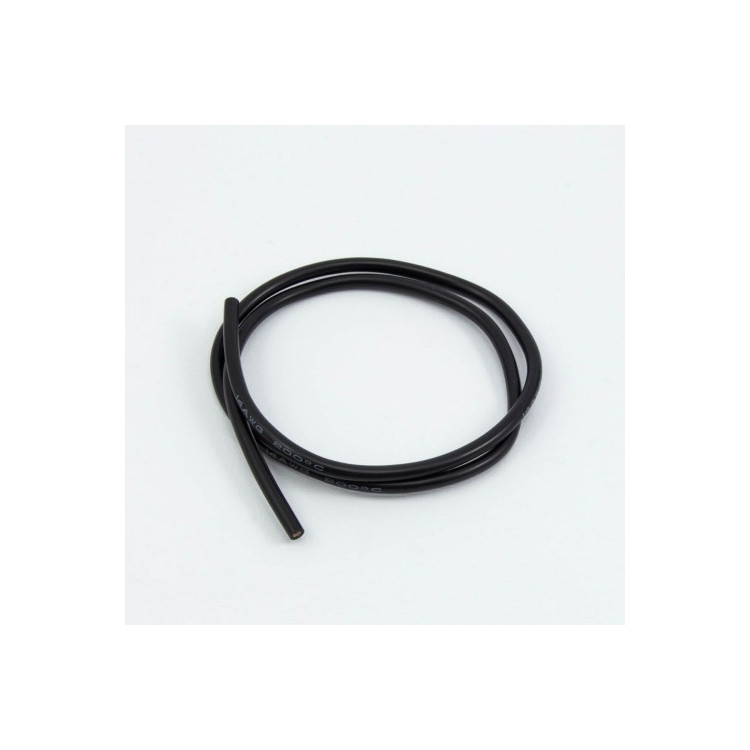 Silikonový kabel 2,0qmm, 14AWG, 0,5metr, černý