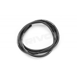 3.3mm /12awg Powerwire/kábel fekete (1.0m)