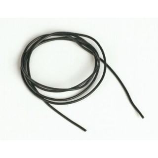 Silikonový kabel 0,5qmm, 20AWG, 1metr, černý