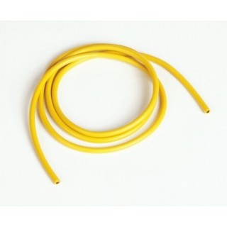 Szilikon kábel 3,3qmm, 12AWG, 1méter, sárga