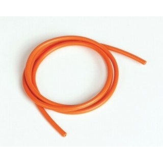 Szilikon kábel 4,1qmm, 11AWG, 1méter, narancssárga