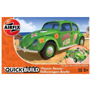 Quick Build autó J6031 - QUICKBUILD VW Beetle Flower-Power