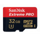SanDisk MicroSDHC 32GB Extreme PRO A1 UHS-I (V30) U3 + SD adapter