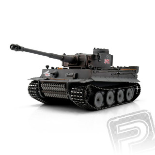 TORRO tank 1/16 RC Tiger I Early Vers. Szürke - infra