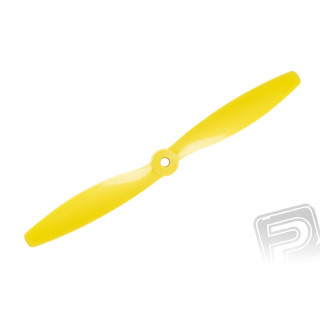 Nejlon sárga propeller 10x4 (25x10 cm), 1 db.
