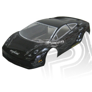 Lakkozott karosszéria Himoto 1:10 Lamborghini (fekete)