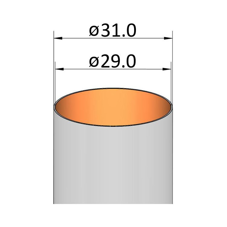 Klima Papírová trubka 29mm / 95mm