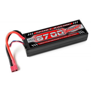 Power Racing 50C - 6700mAh - 7,4V-LiPo Stick Hardcase-T-DYN