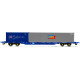 Vagón nákladní HORNBY R6794 - Tiphook KFA Container Wagon