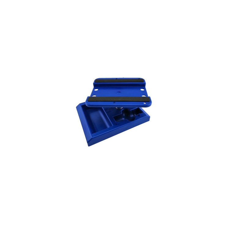Otočný stojánek pro RC AUTA, modrý