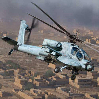 Model Kit vrtulník 12129 - AH-64A ANG "South Carolina" (1:35)