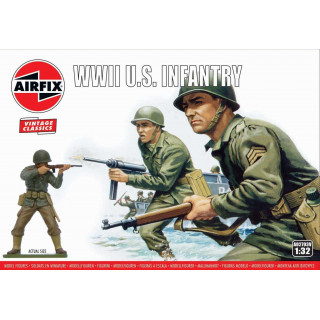 Classic Kit VINTAGE figurky A02703V - WWII U.S. Infantry (1:32)