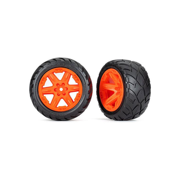 Traxxas kolo 2.8", disk RXT oranžový, pneu Anaconda (4WD přední/zadní, 2WD přední) (2)