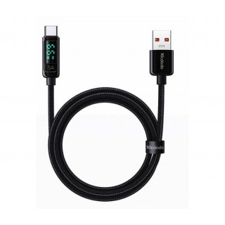5A Nylon Type-C Cable with Digital Display (1.2m)