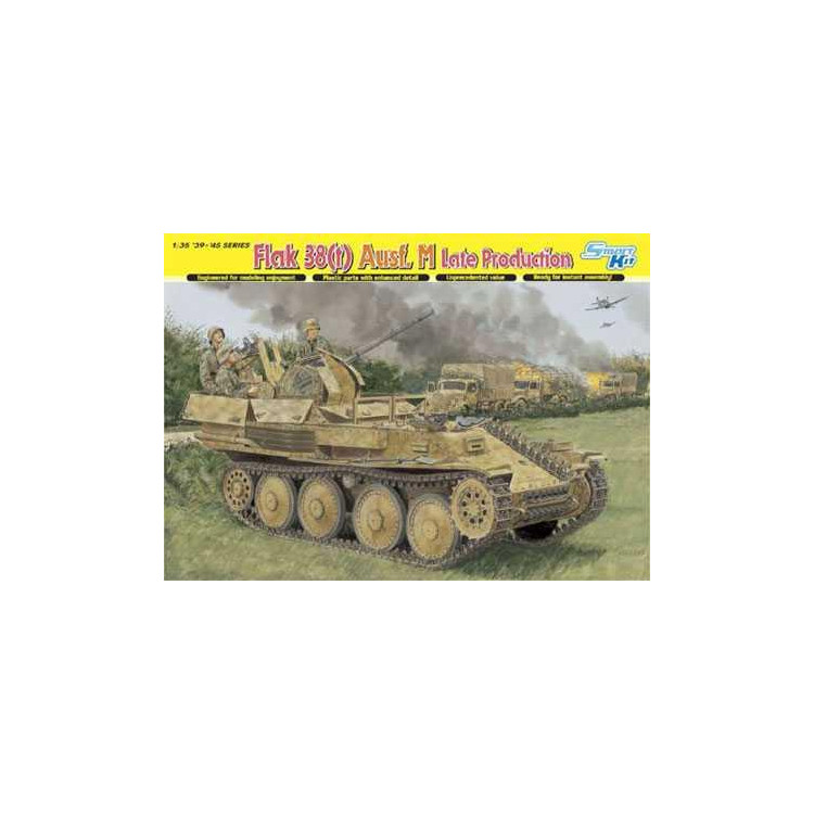 Model Kit military 6590 - FLAK 38(t) Ausf.M LATE PRODUCTION (SMART KIT) (1:35)