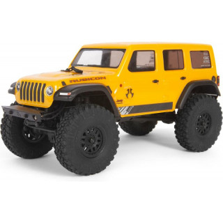 Axial SCX24 Jeep Wrangler JLU CRC 2019 V2 1:24 4WD RTR sárga