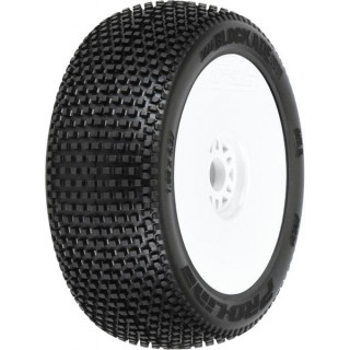 Pro-Line kerék 3.3", gumi Blockade S3 Buggy Tires, felni H17 fehér (2)